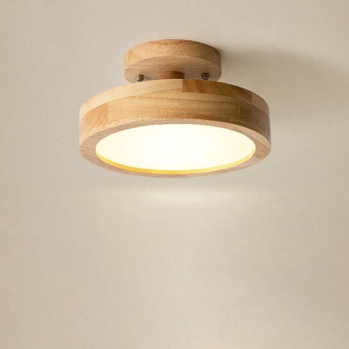 Plafonnier LED Semi-Encastré Design Scandinave - Luminaire Rond Moderne