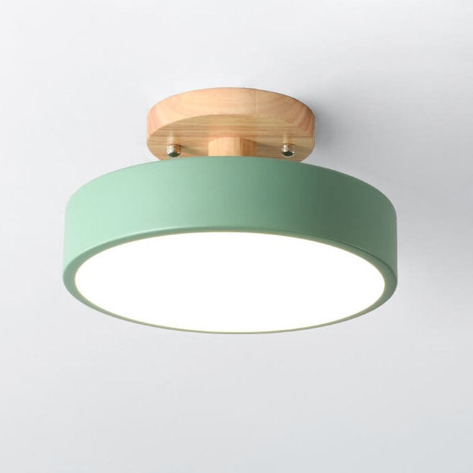 Plafonnier LED Semi-Encastré Design Scandinave - Luminaire Rond Moderne