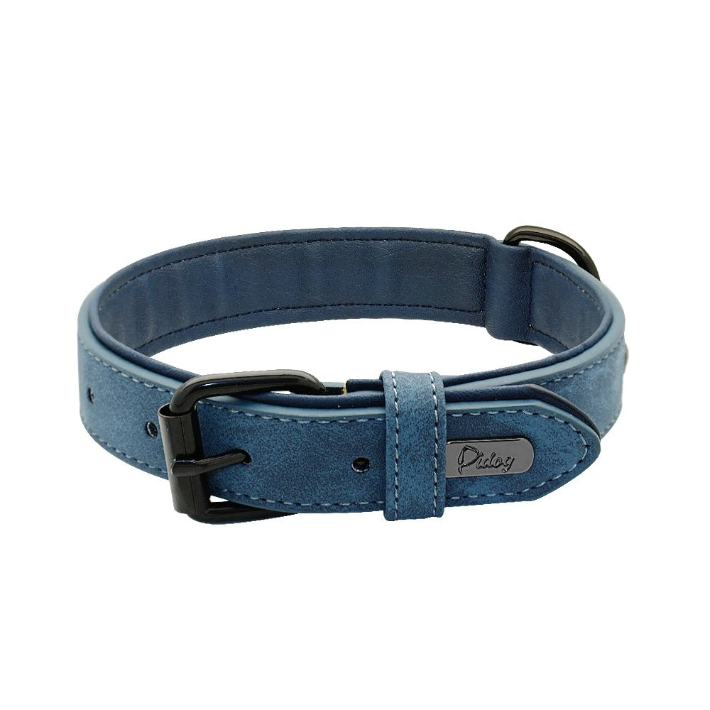 RoyalCanis - Collier Premium Cuir pour Grands Chiens