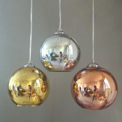 Suspension Éclatante - Lampe en Verre 3D Coloré à Effet Lumineux