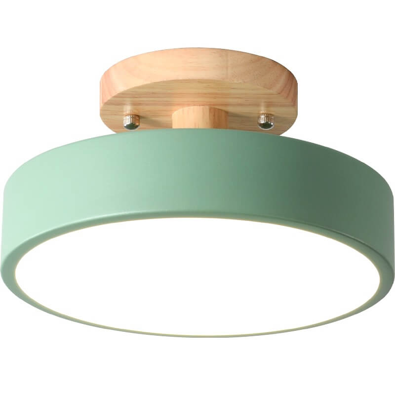 Plafonnier LED Semi-Encastré Design Scandinave - Luminaire Rond Moderne