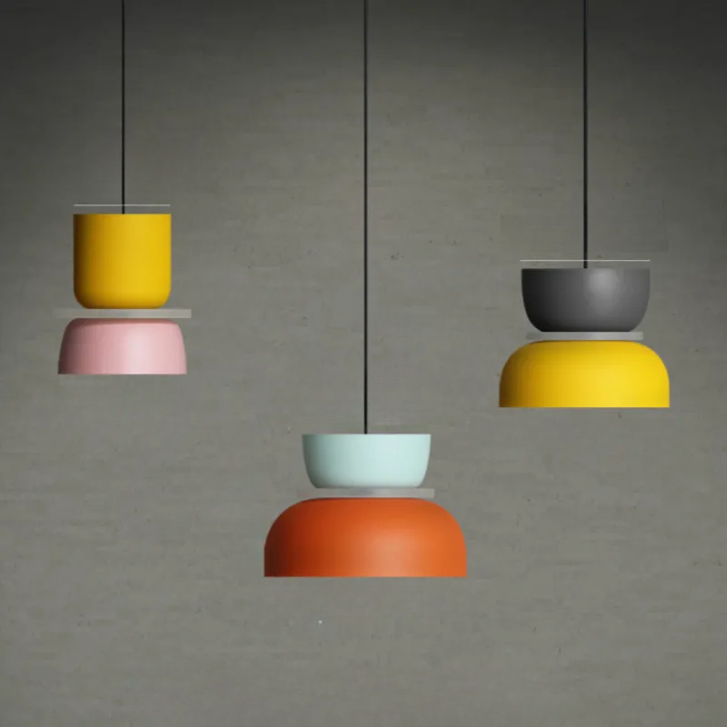 Suspension Luminaire Scandinave Pastel Macaron Design