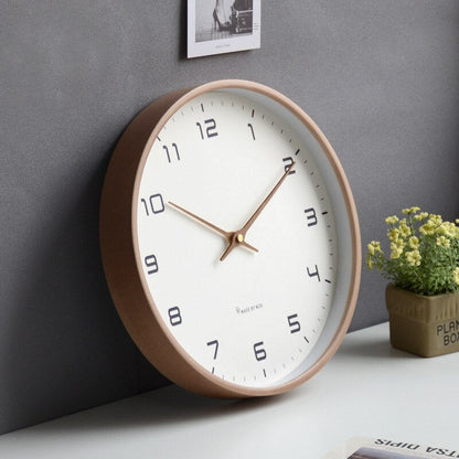 Scanditime – Horloge Murale en Bois au Design Scandinave Épuré