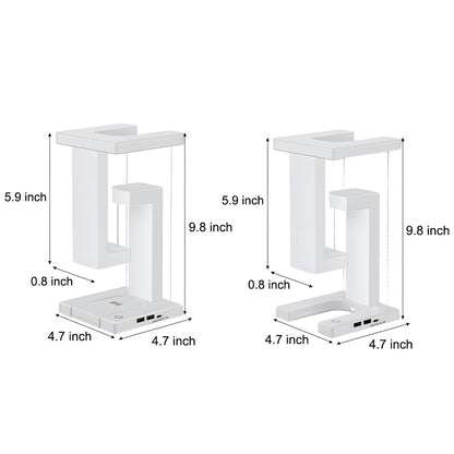 Lampe de table anti-gravité - Éclairage LED et chargement sans fil