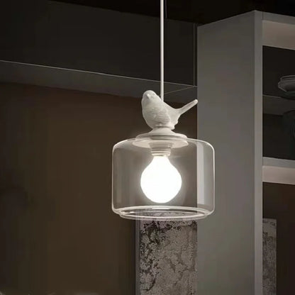 LumiFly - Suspension Design Nature en Verre et Pierre