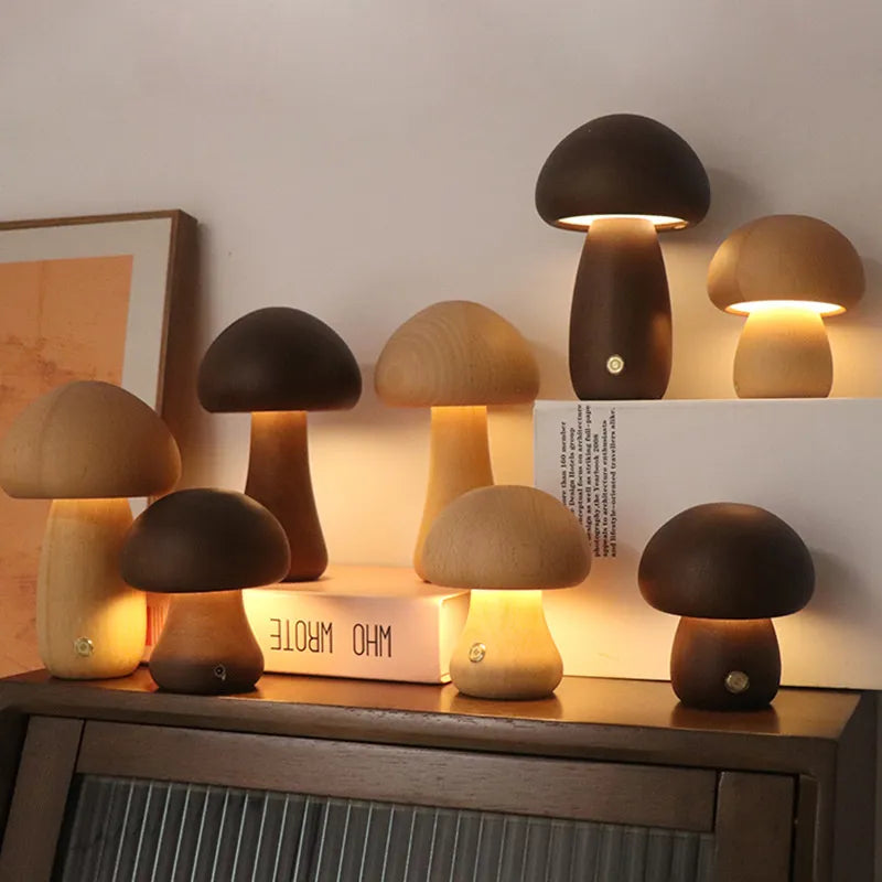 Lampe de table style champignon - Élégance et design moderne