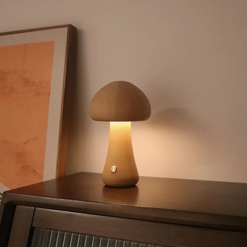 Lampe de table style champignon - Élégance et design moderne