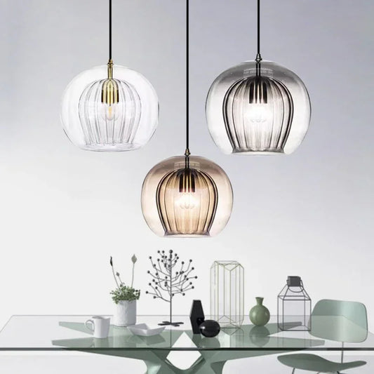 Luminara - Suspension en Verre Moderne pour un Éclairage Élégant