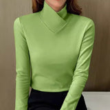 Elegante Coltrui met Hoge Kraag voor Dames