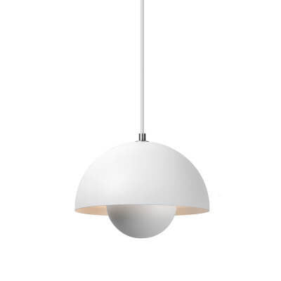 Suspension Luminaire Demi-Sphère Style Nordique Pastel