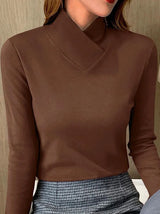 Elegante Coltrui met Hoge Kraag voor Dames