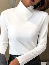 Elegante Coltrui met Hoge Kraag voor Dames