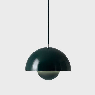 Suspension Luminaire Demi-Sphère Style Nordique Pastel