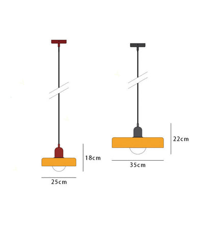 VerreColoré™ – Suspension en Verre Coloré au Design Élégant