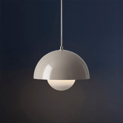 Suspension Luminaire Demi-Sphère Style Nordique Pastel