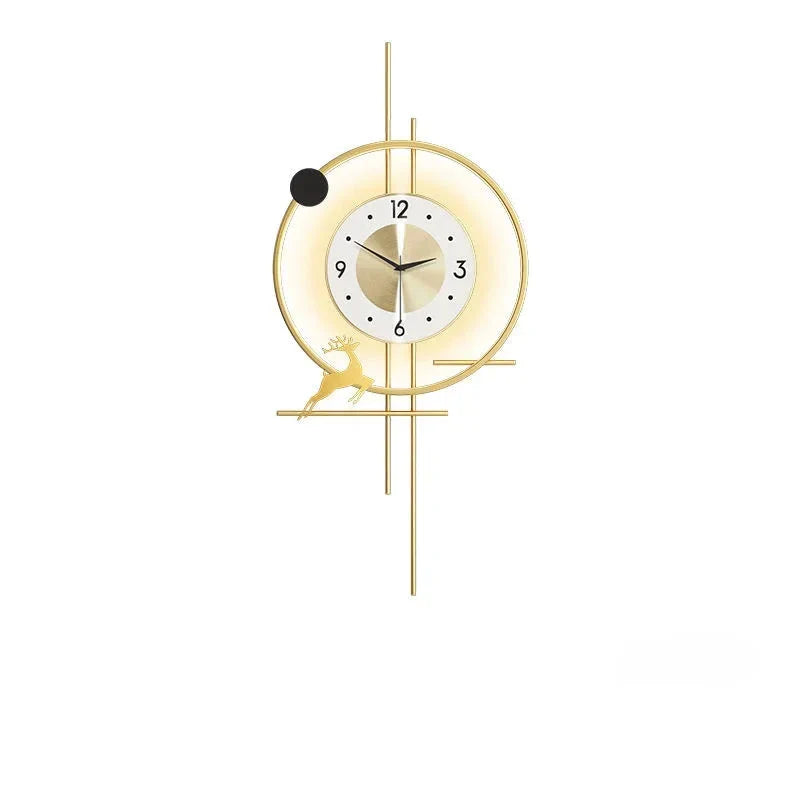 ChronoArt - Horloge Murale Design Contemporaine Lumineuse