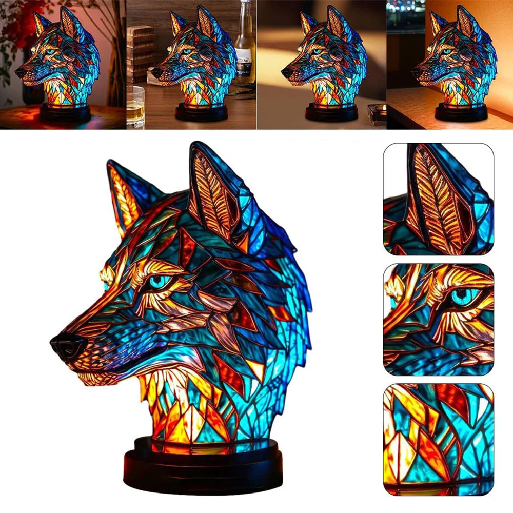 Lampe 3D en Verre Animal Décoratif - Éclat et Élégance pour Votre Intérieur