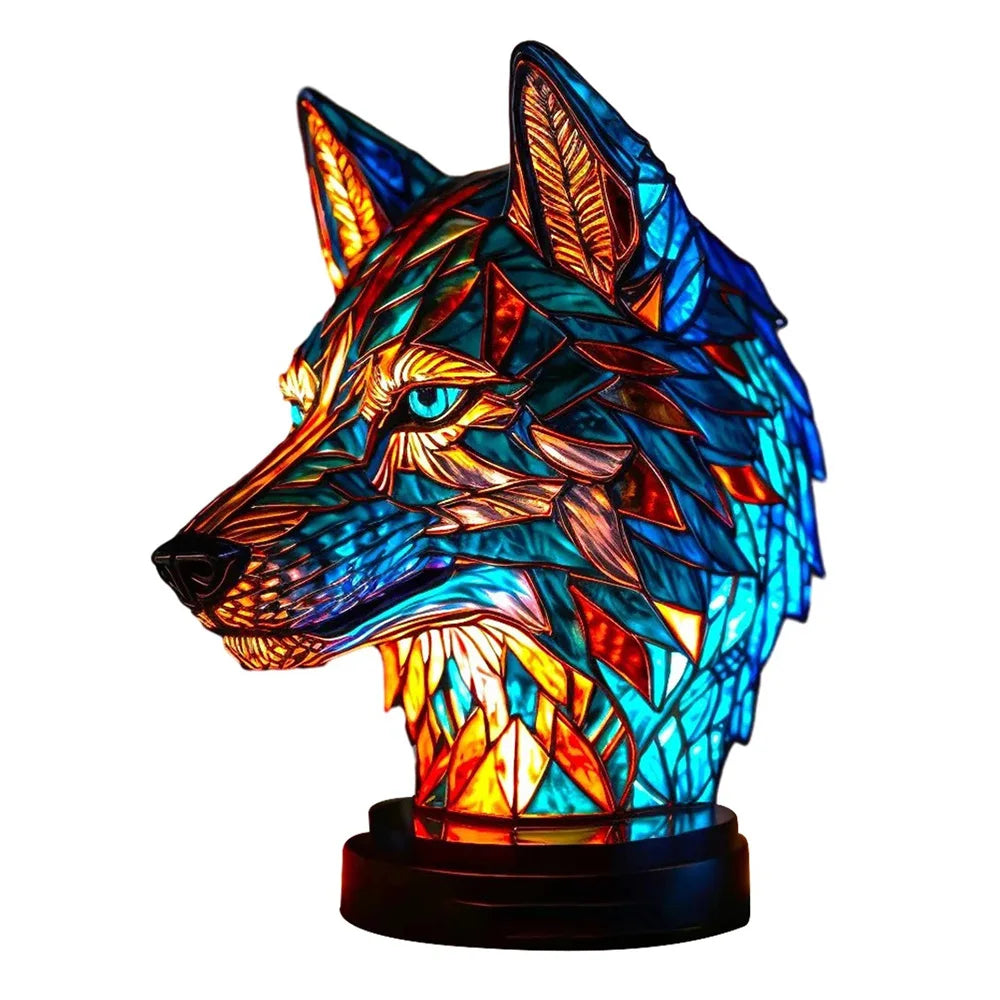 Lampe 3D en Verre Animal Décoratif - Éclat et Élégance pour Votre Intérieur