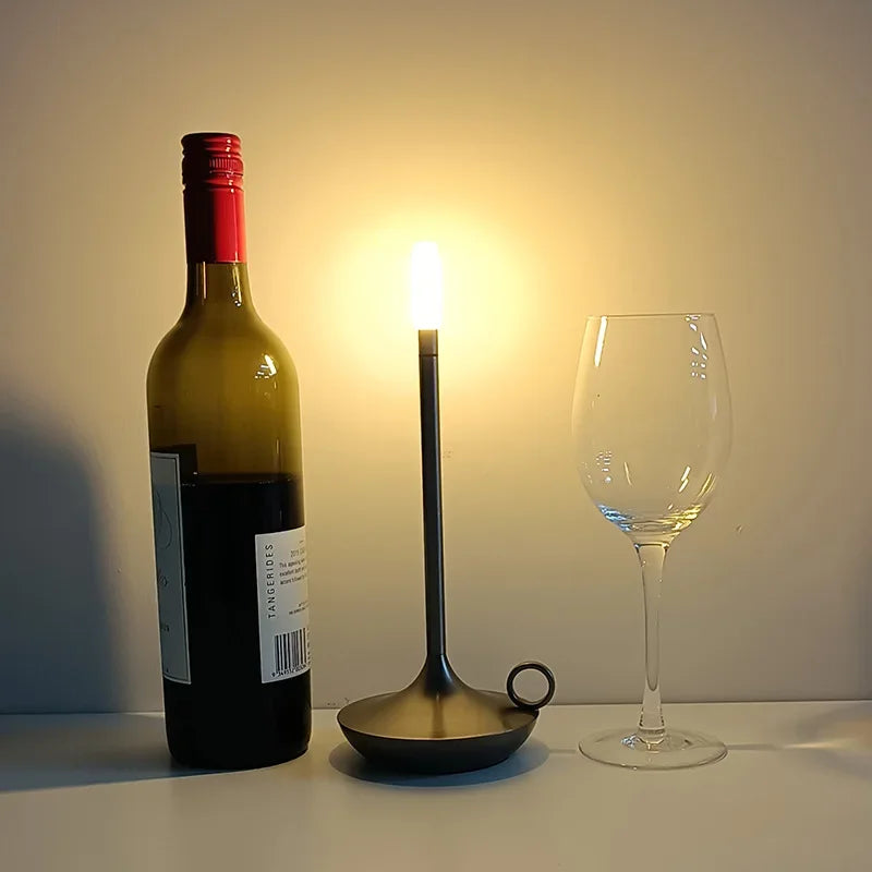 Lampe d'Ambiance Tactile - Effet Flamme Rechargeable