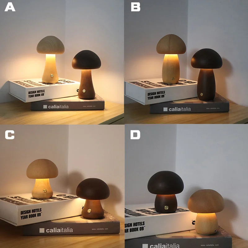 Lumière Féerique - Lampe Tactile en Forme de Champignon