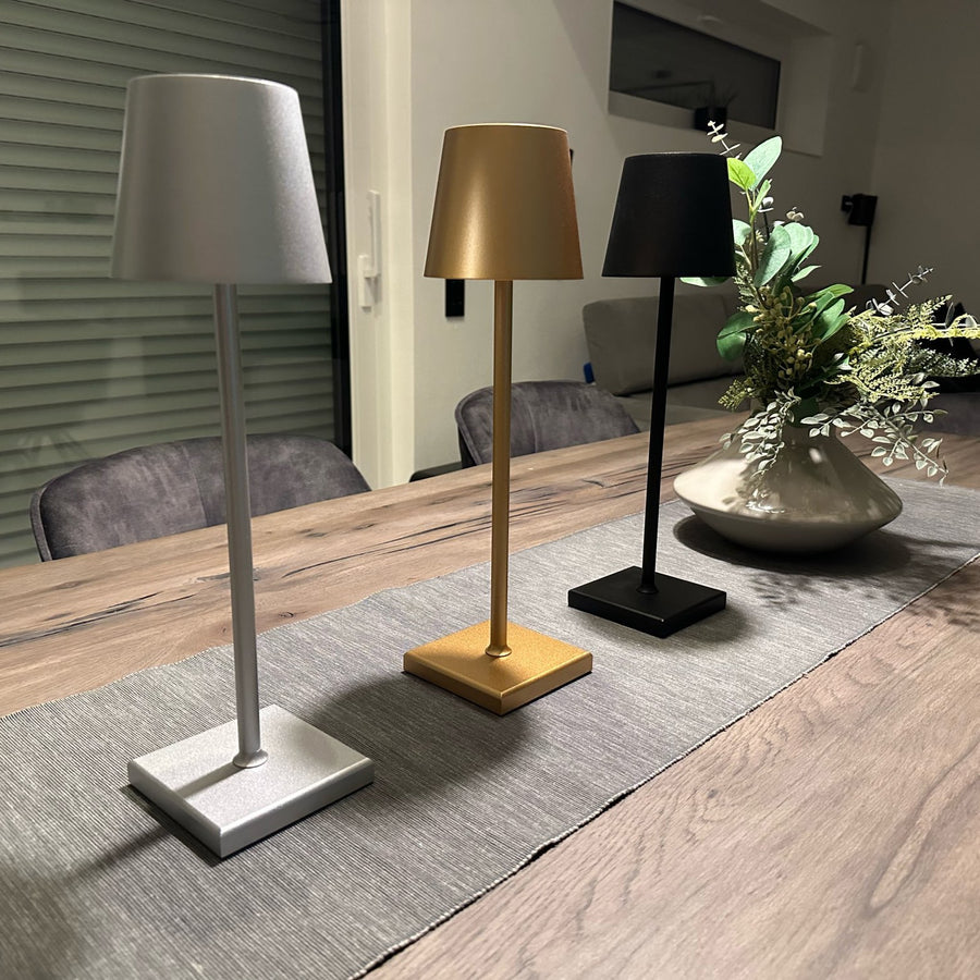 Lampe de Table Rechargeable Sans Fil – Design Scandinave et Éclairage Réglable