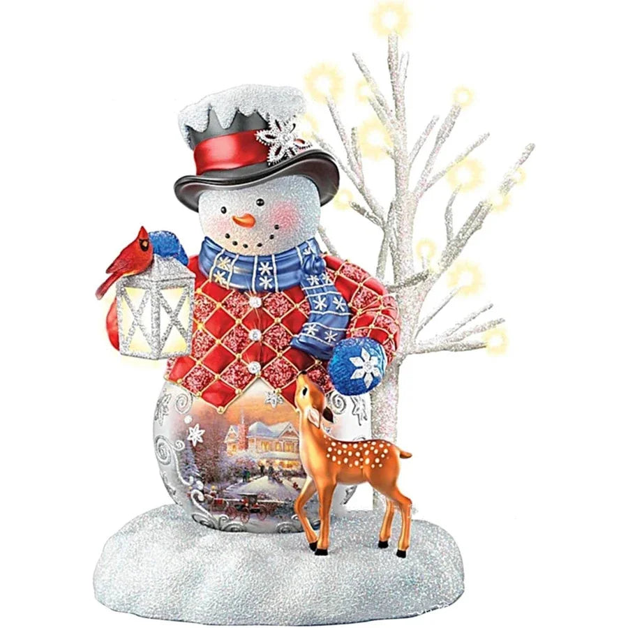 Lot de 3 Suspensions Acryliques Noël - Père Noël, Sapin, Bonhomme de Neige - Décoration Festive 2024 - Ornements Premium