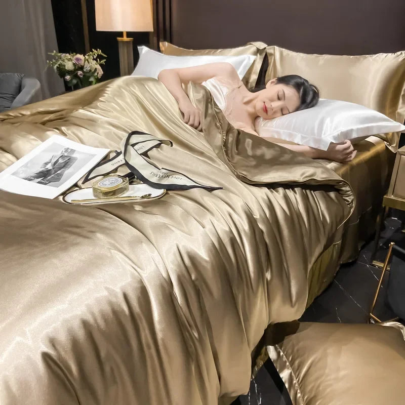 Ensemble Luxe Soie – Parure de Lit en Soie Premium pour Confort et Élégance Inégalés