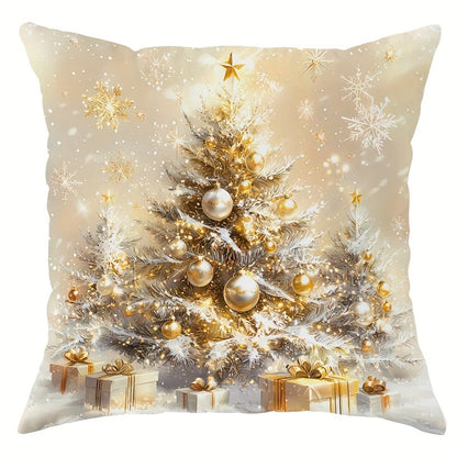 Housse de Coussin Noël Premium - Multiple Tailles 40-60cm - Décoration Festive 2024 - Collection Luxe