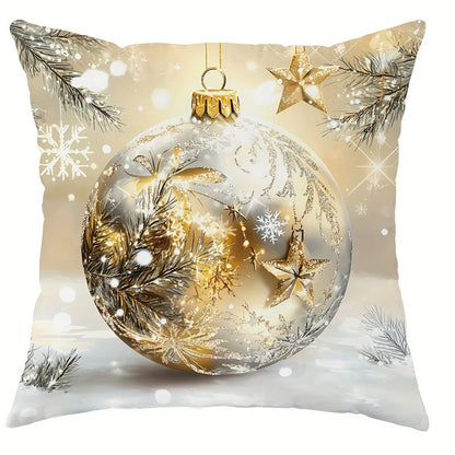 Housse de Coussin Noël Premium - Multiple Tailles 40-60cm - Décoration Festive 2024 - Collection Luxe