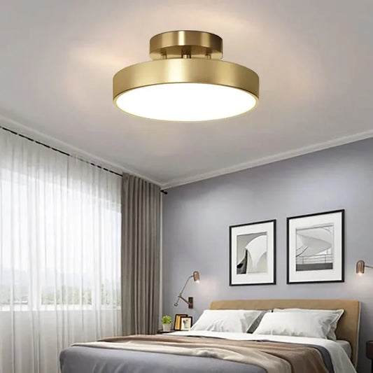 Lustre LED Design Cuivre CuivreLux