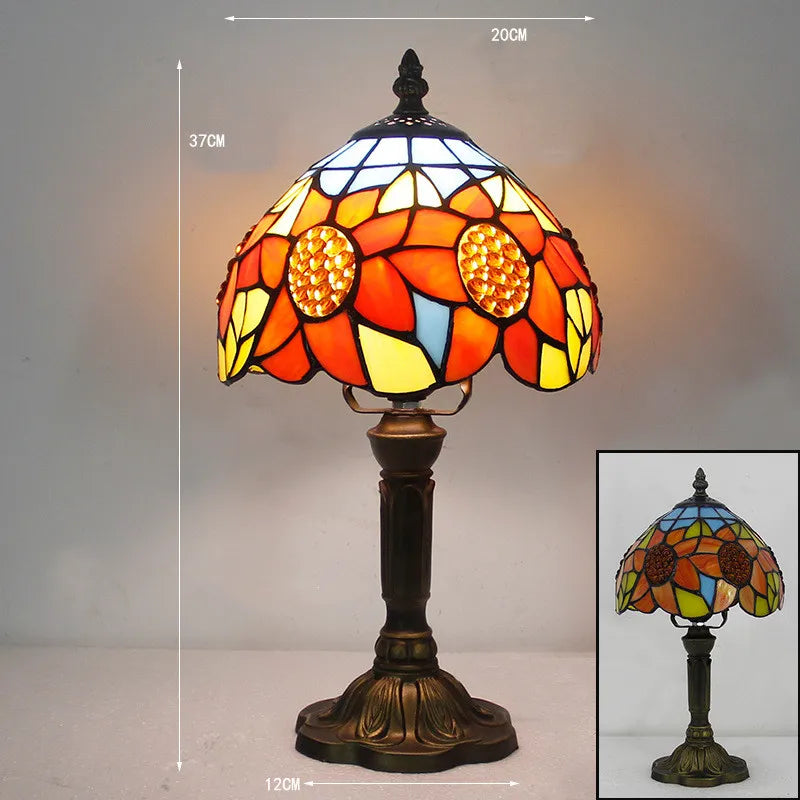 Lampe de bureau style Tiffany - Élégance colorée et intemporelle