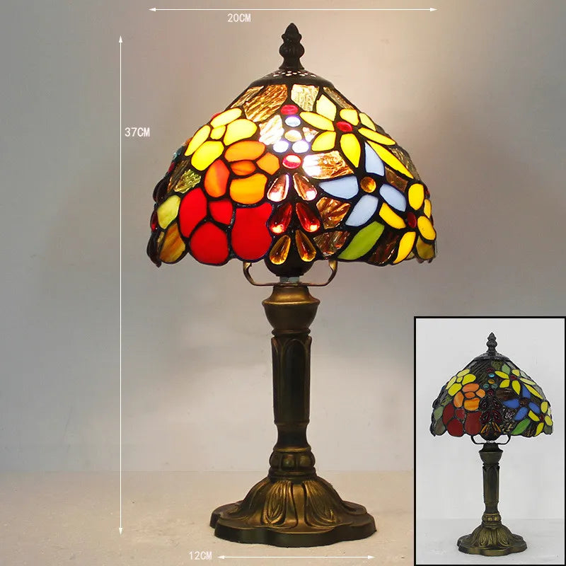 Lampe de bureau style Tiffany - Élégance colorée et intemporelle