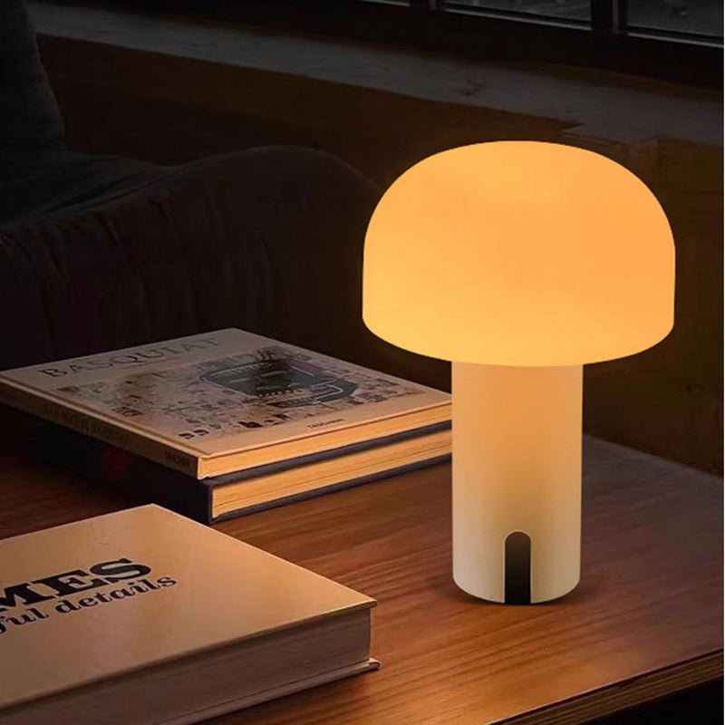 LumiFungi - Lampe de Table Design Scandinave Tactile Rechargeable