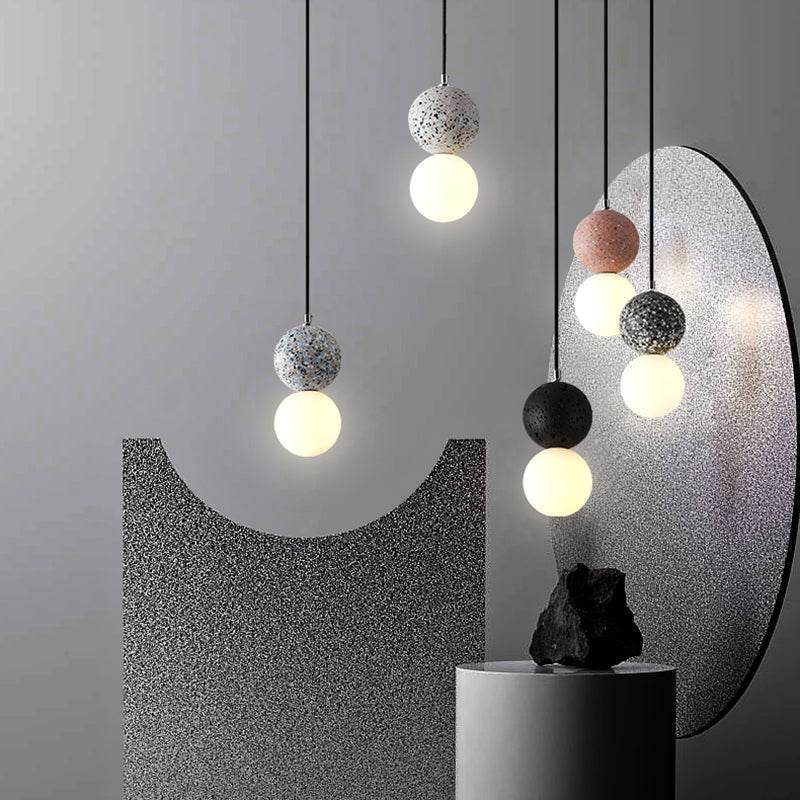 Suspension LED Design Bicolore LumièreDuo