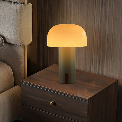 LumiFungi - Lampe de Table Design Scandinave Tactile Rechargeable