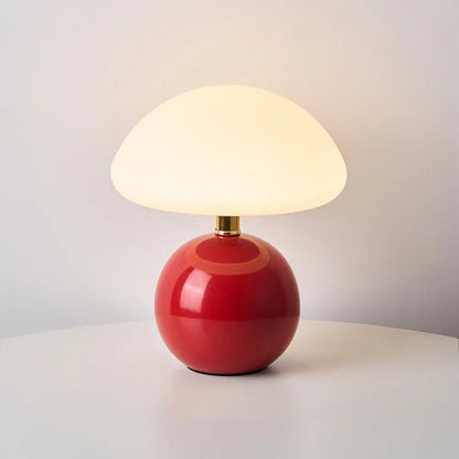 Lampe de Table Champignon Française - CremeLuxe pour une Élégance Intemporelle