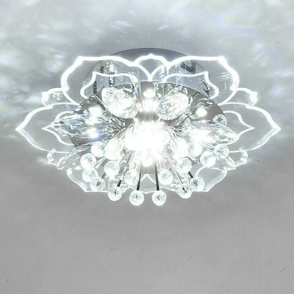 Lustre LED Cristal Design Floral CrystalBloom