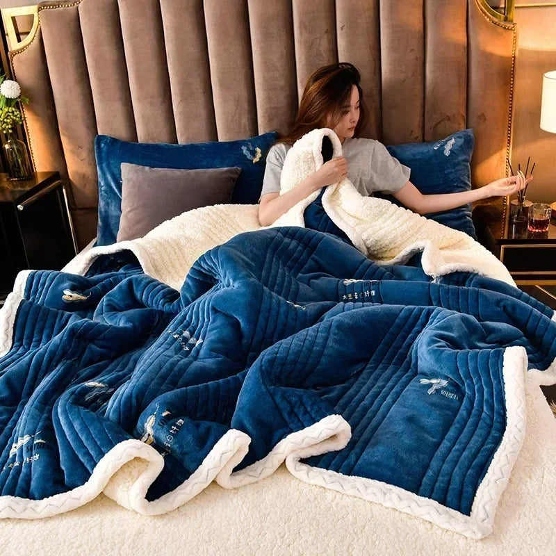 Couverture Douce et Pelucheuse pour l'Hiver - Parfaite pour le Cocooning