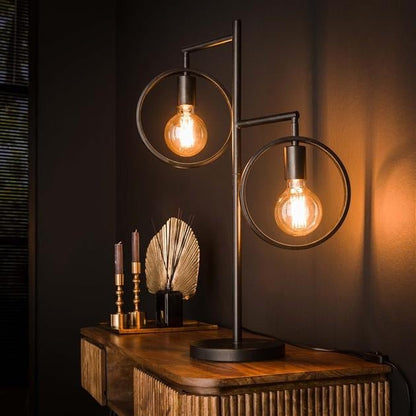 HennesLamp - Éclairage élégant et simpleLampe de Table Industrielle - Éclairage Moderne et Élégant