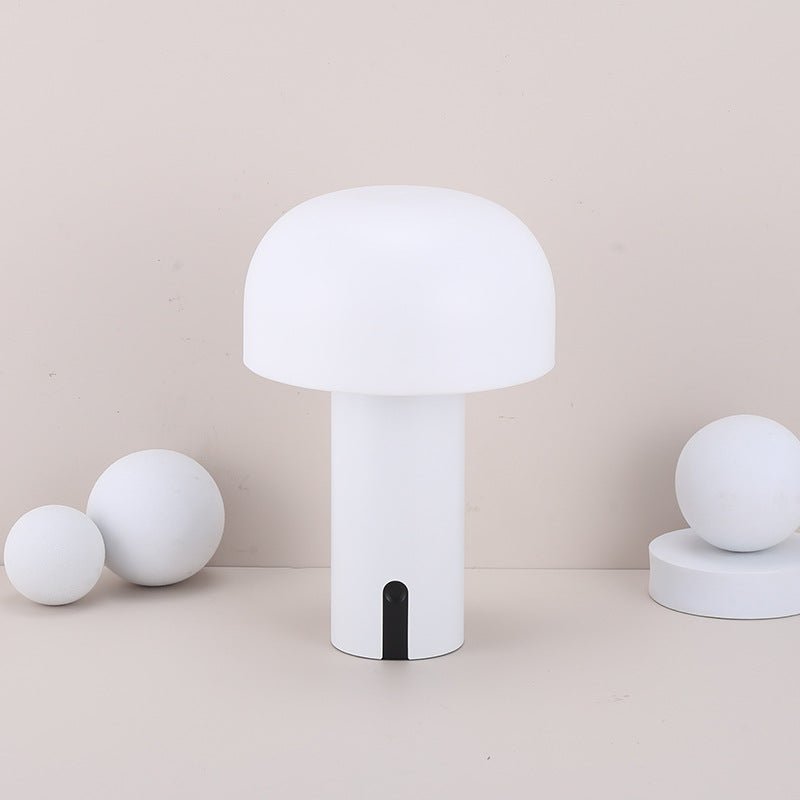 LumiFungi - Lampe de Table Design Scandinave Tactile Rechargeable